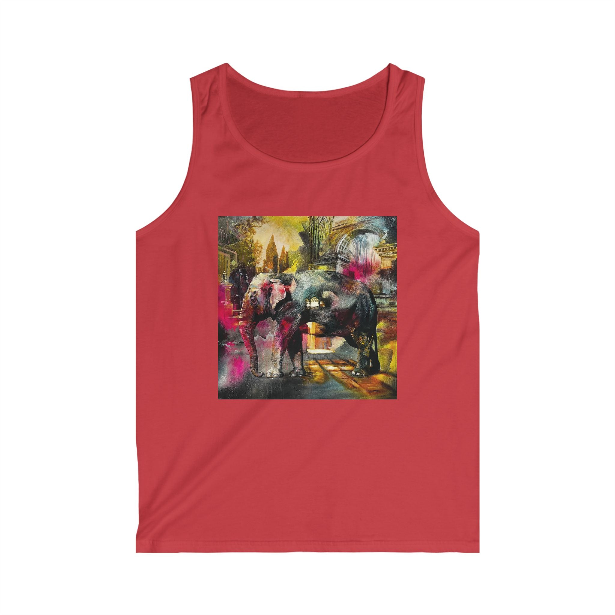Elephant : Men's Softstyle Tank Top