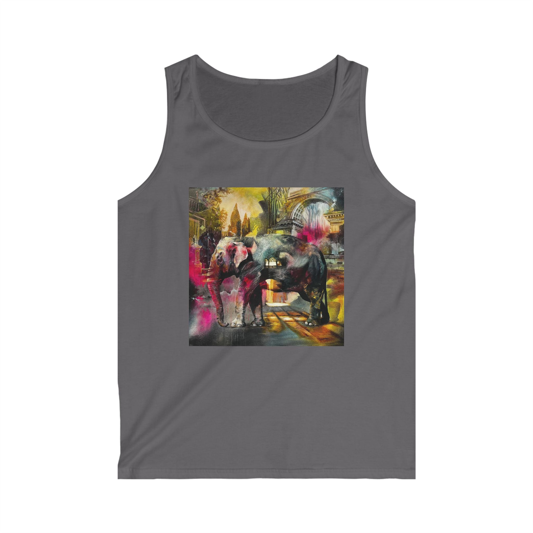 Elephant : Men's Softstyle Tank Top