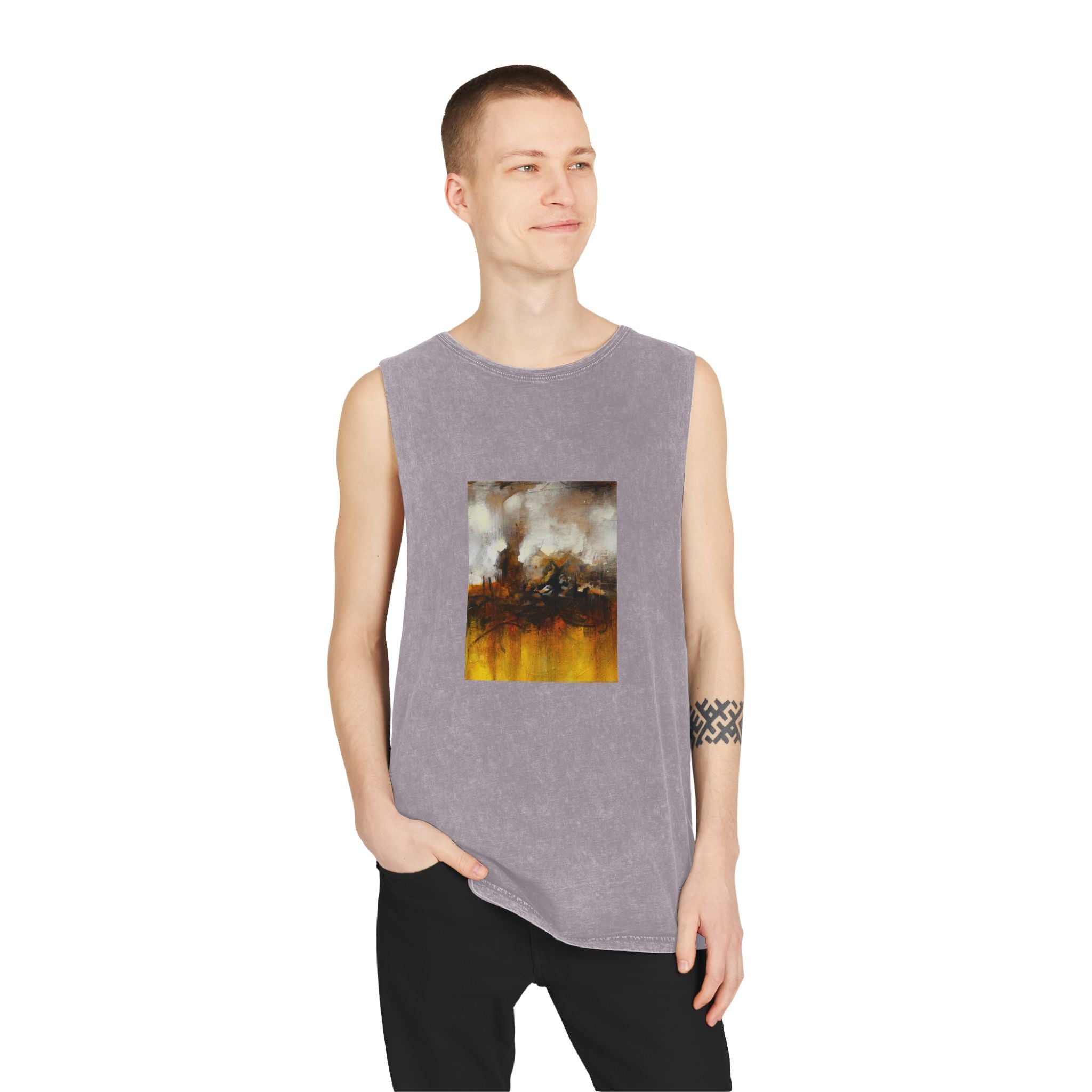 Unisex Stonewash Tank Top