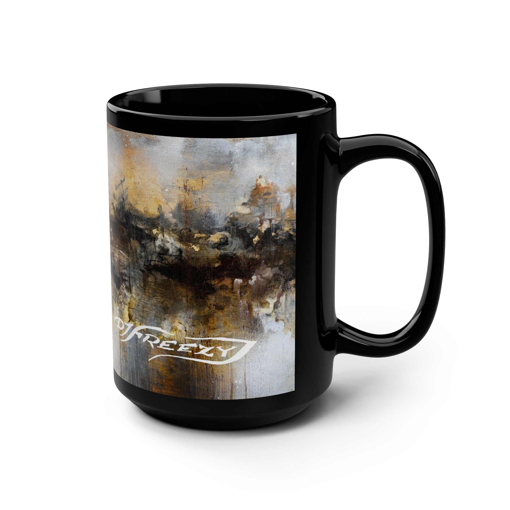 Black Mug, 15oz