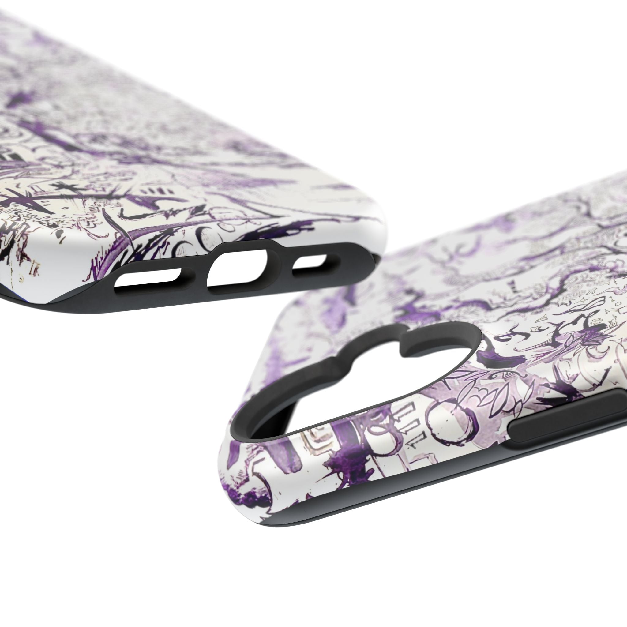 Purple Ink Tree Magnetic Tough Cases