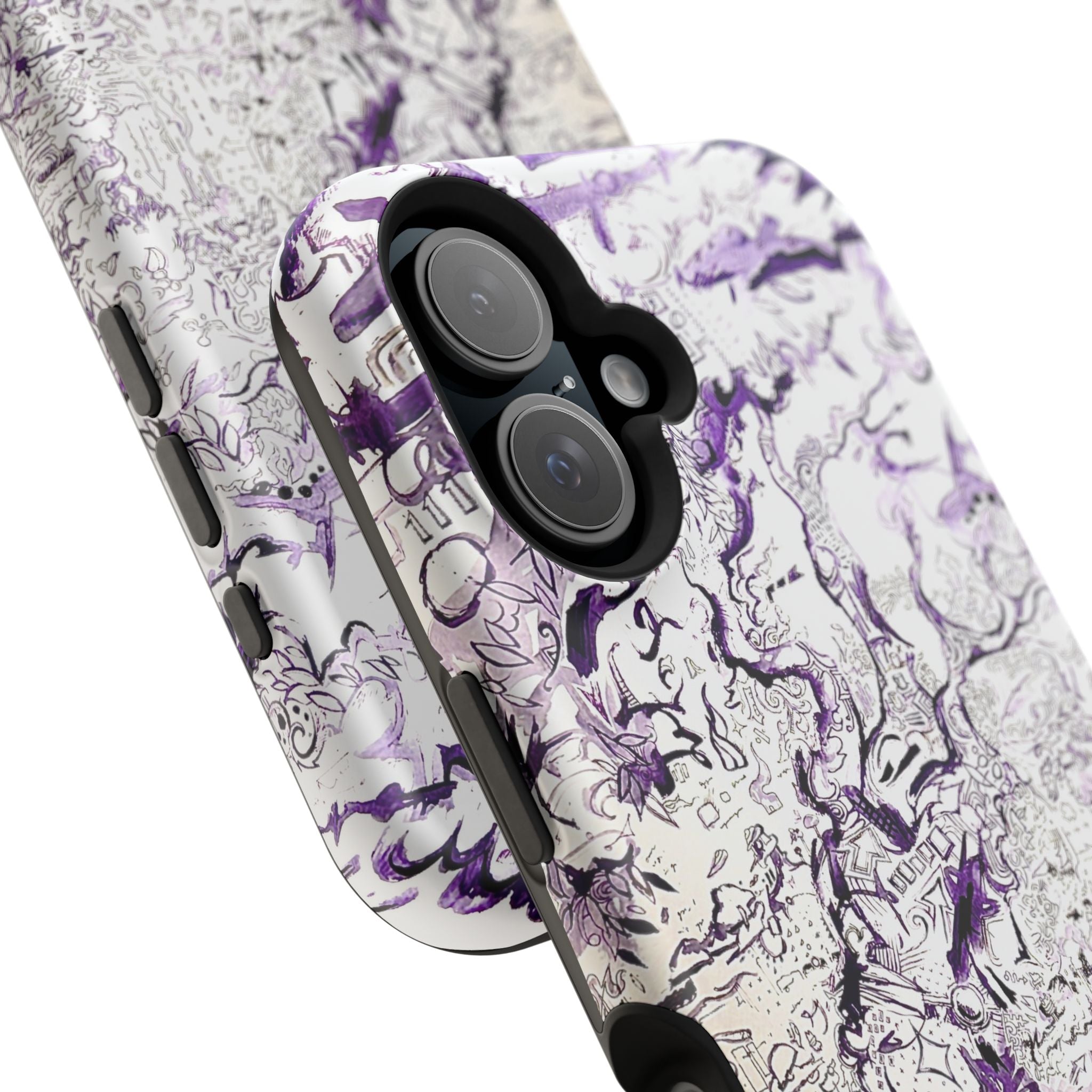 Purple Ink Tree Magnetic Tough Cases