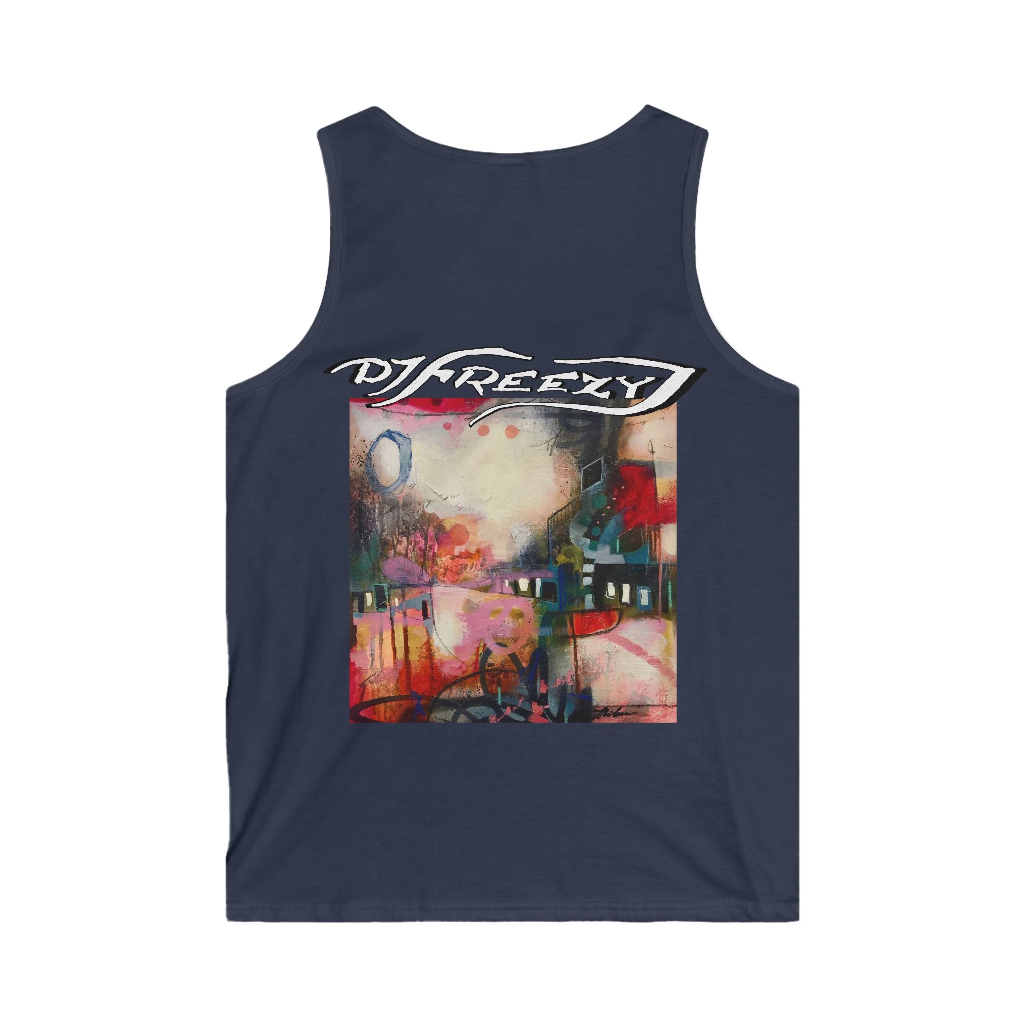 Abstract Realism Figure and Space Tank Top