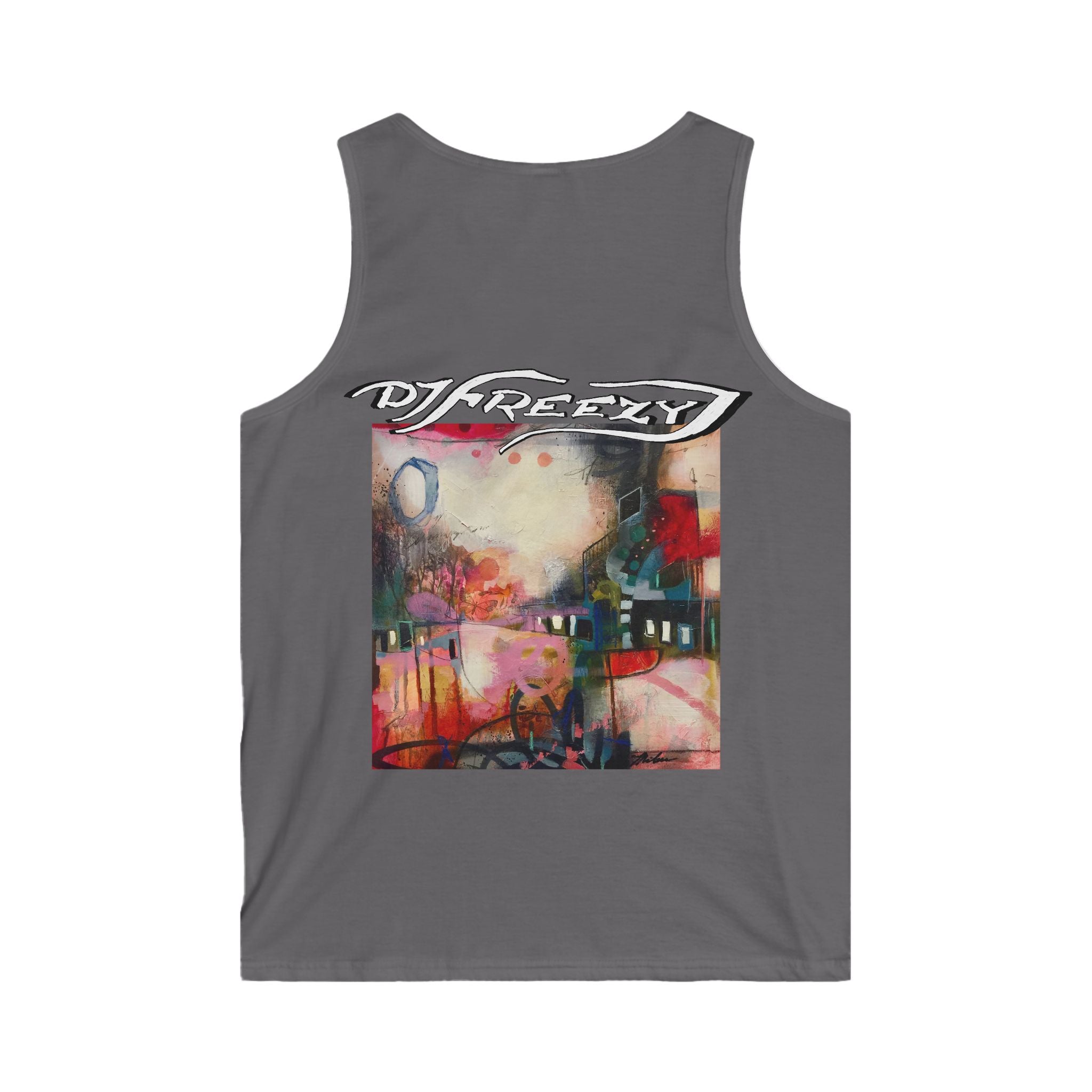 Abstract Realism Figure and Space Tank Top