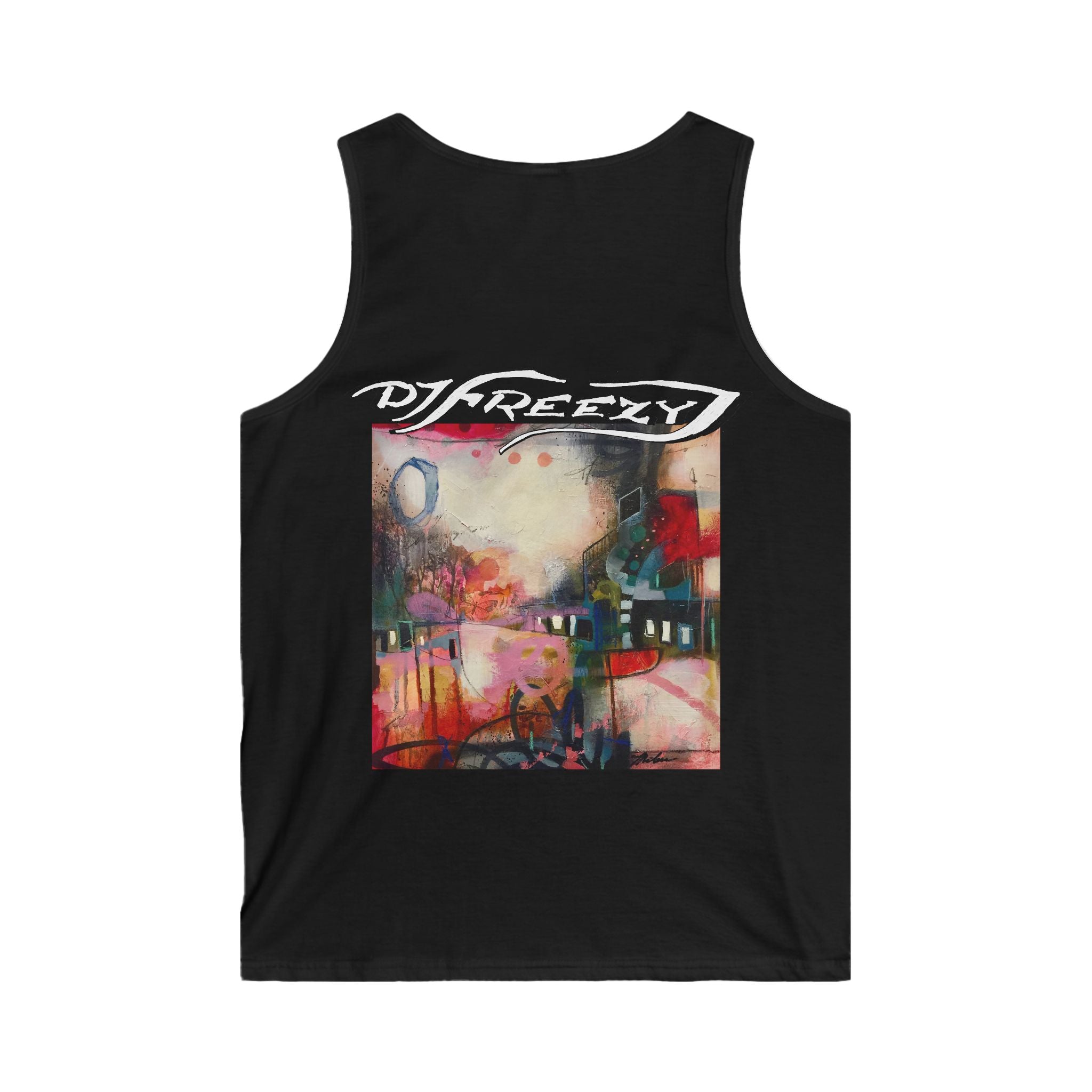 Abstract Realism Figure and Space Tank Top