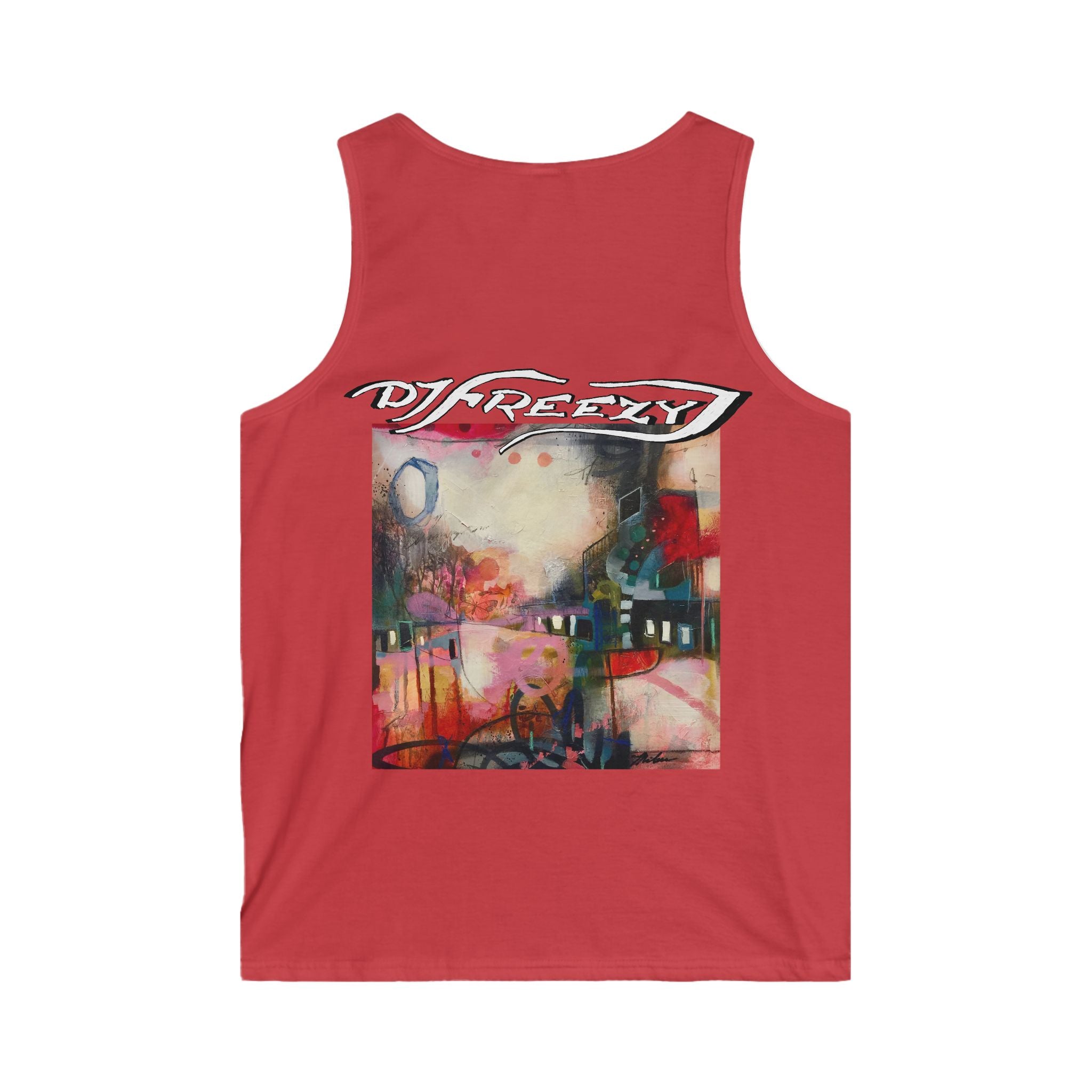 Abstract Realism Figure and Space Tank Top