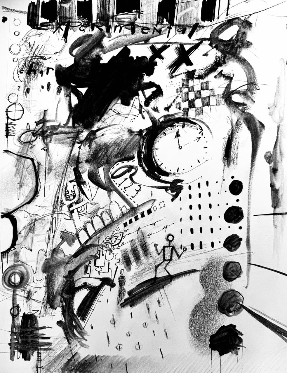 Liquid Charcoal Italian Sketch