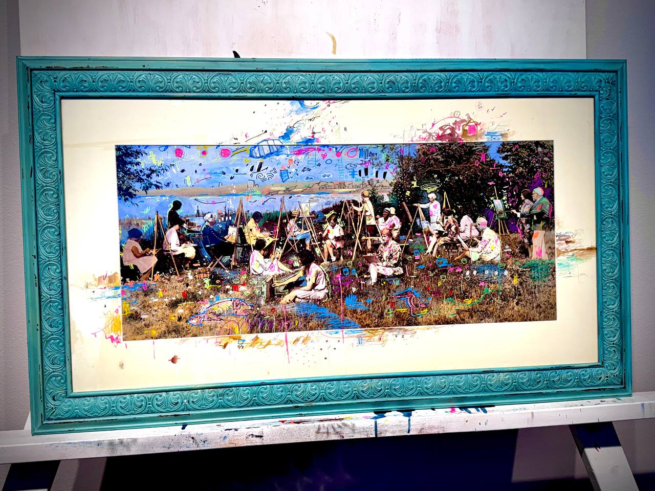 Painters on Safari in the Grasslands