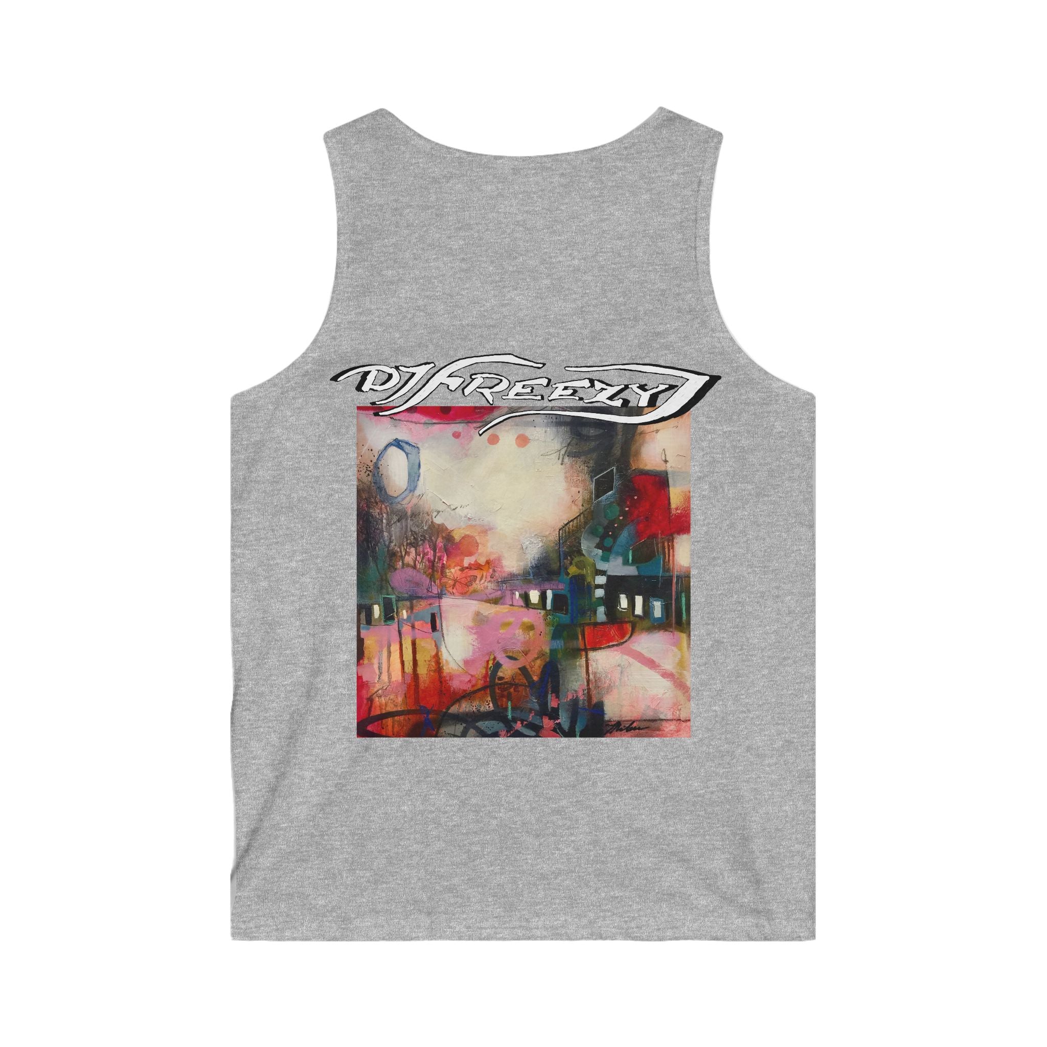 Abstract Realism Figure and Space Tank Top