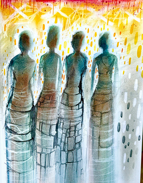 Italian Abstract Figure Sketch #2