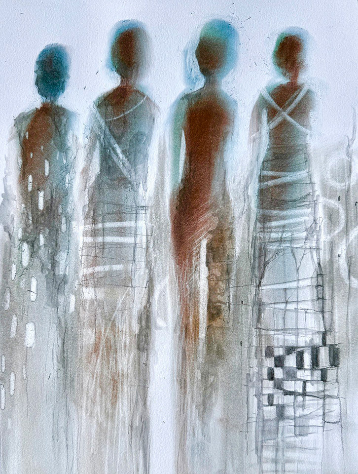 Italian Abstract Figure Sketch #1