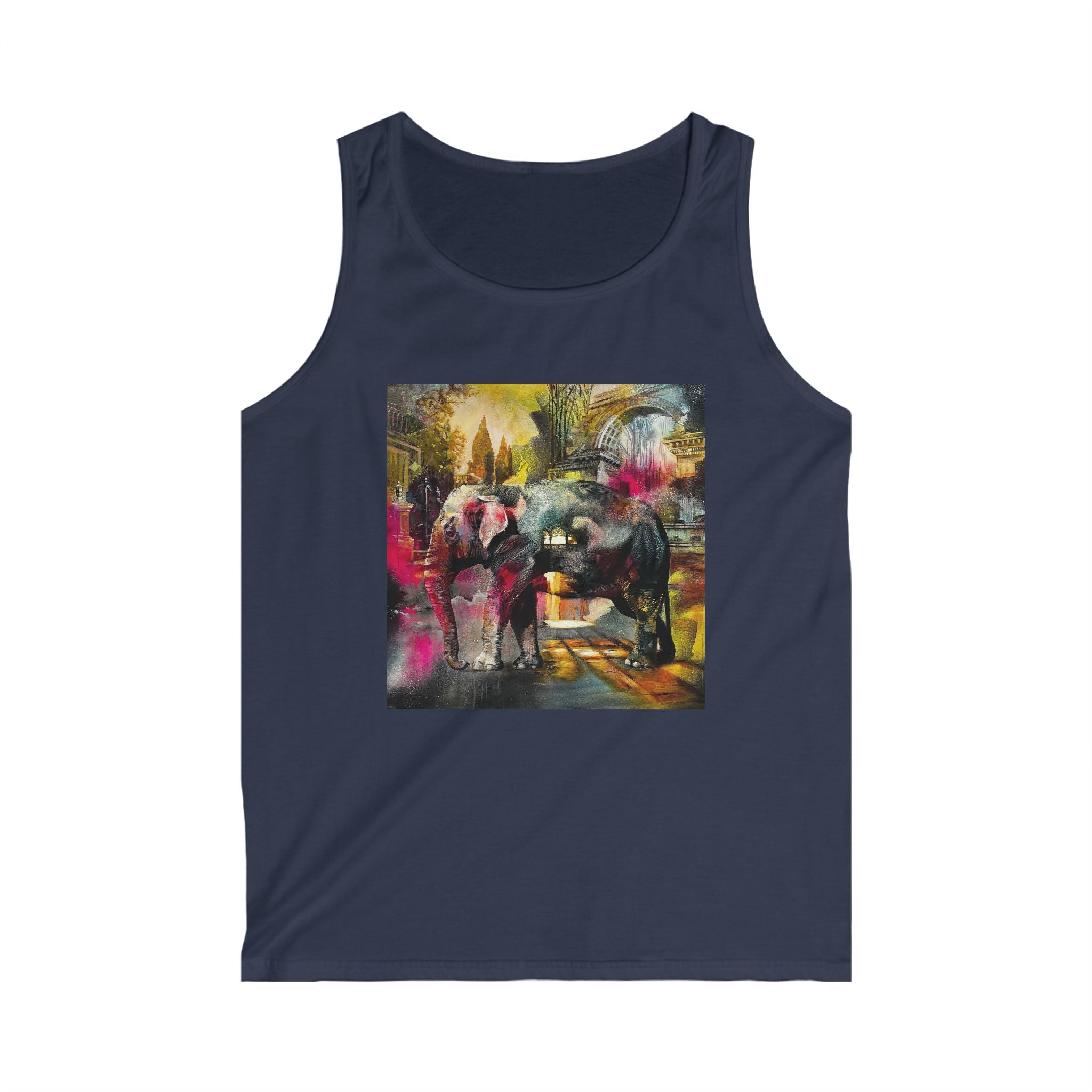 Elephant : Men's Softstyle Tank Top