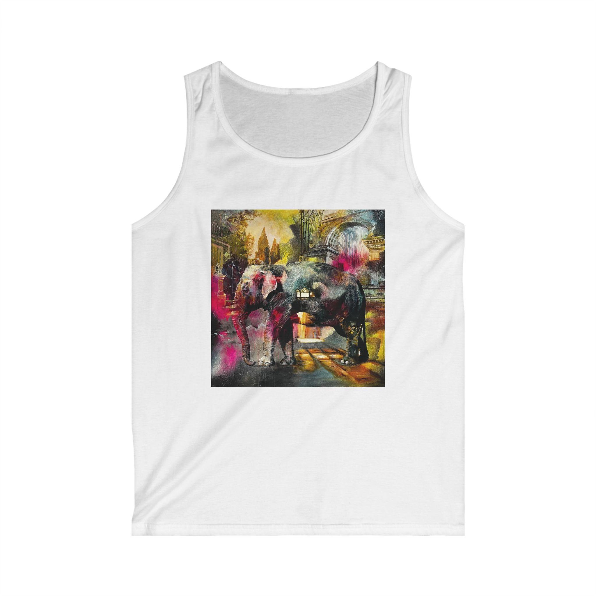 Elephant : Men's Softstyle Tank Top