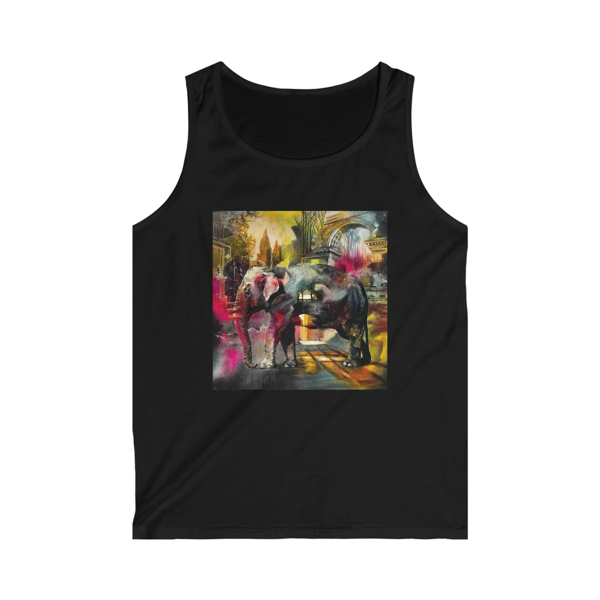Elephant : Men's Softstyle Tank Top