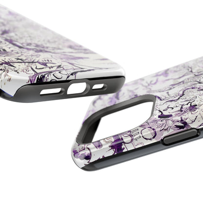 Purple Ink Tree Magnetic Tough Cases