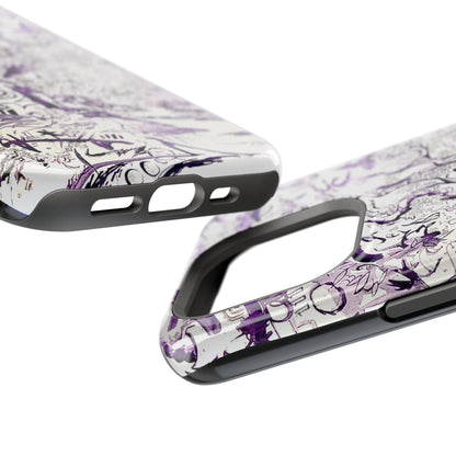 Purple Ink Tree Magnetic Tough Cases