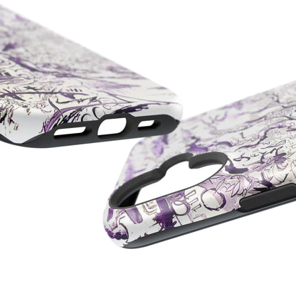 Purple Ink Tree Magnetic Tough Cases