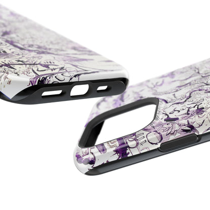 Purple Ink Tree Magnetic Tough Cases