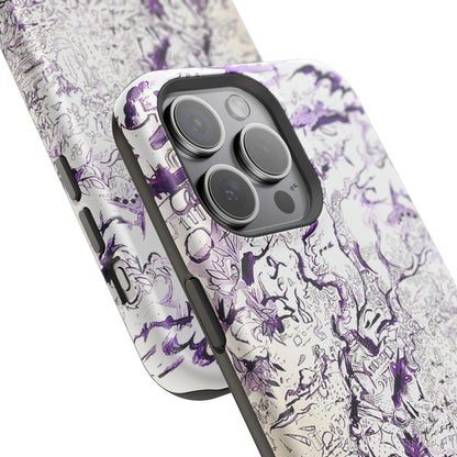 Purple Ink Tree Magnetic Tough Cases