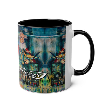 Two-Tone Coffee Mugs, 11oz