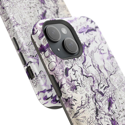 Purple Ink Tree Magnetic Tough Cases