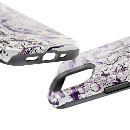 Purple Ink Tree Magnetic Tough Cases