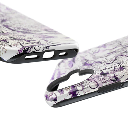 Purple Ink Tree Magnetic Tough Cases