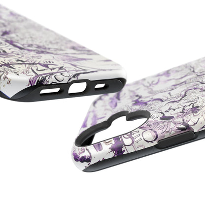 Purple Ink Tree Magnetic Tough Cases