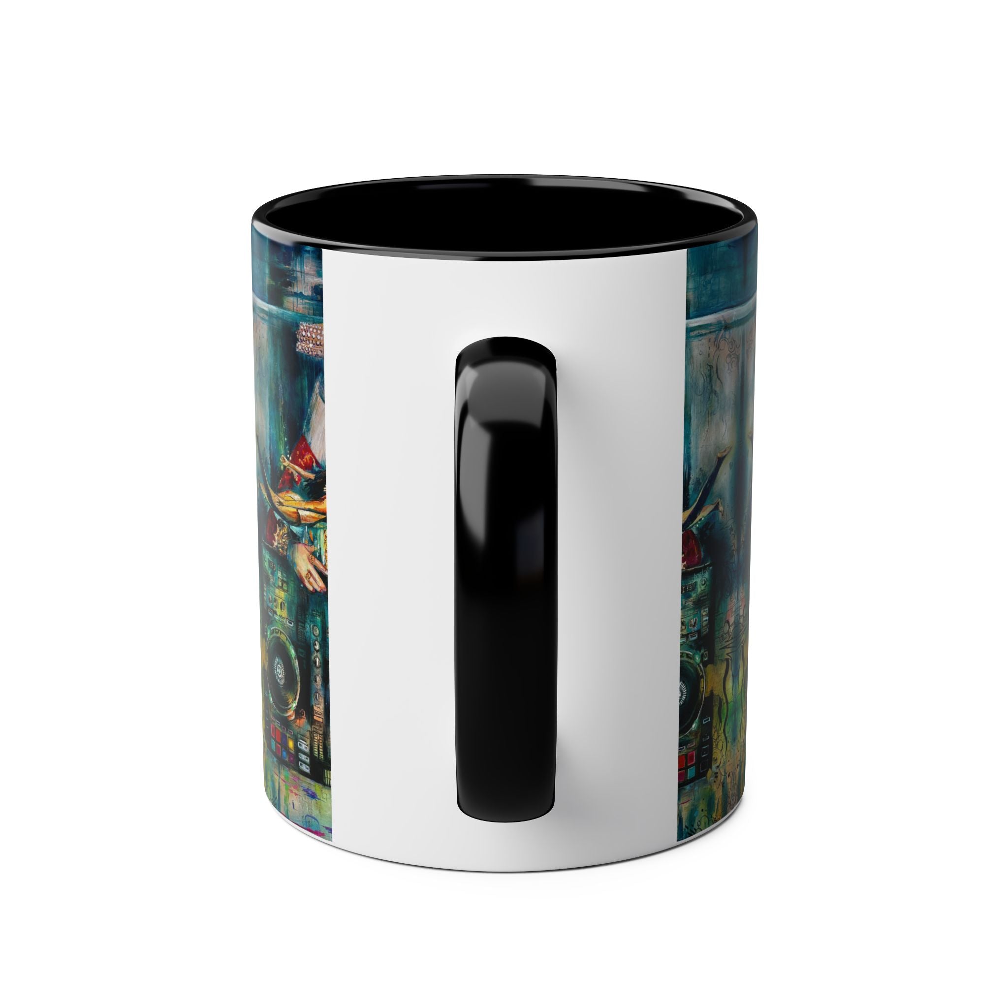 Two-Tone Coffee Mugs, 11oz