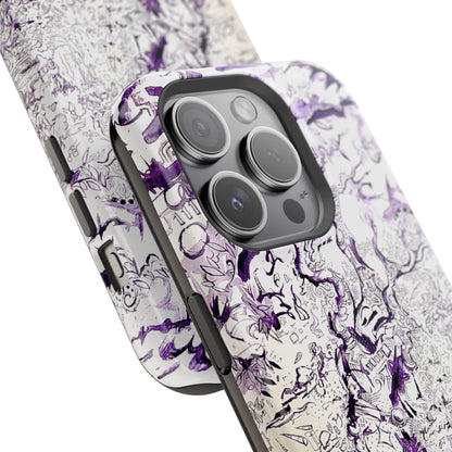 Purple Ink Tree Magnetic Tough Cases