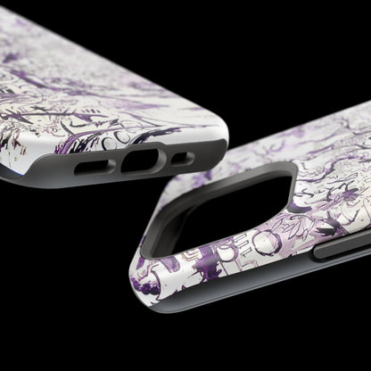 Purple Ink Tree Magnetic Tough Cases