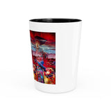 BRIDGES TO NEVER NEVER LAND AND BEYOND THE STRATOSPHERE Shot Glass