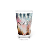 Abstract Lady Freezy : Pint Glass, 16oz